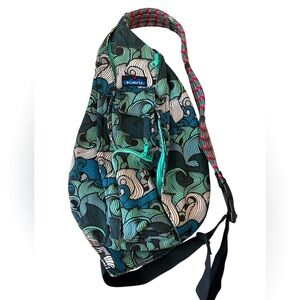 Kavu Crossbody Sling Bag in Teal, Blue, Black, Cream